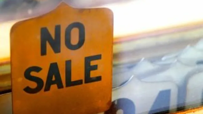 No sale